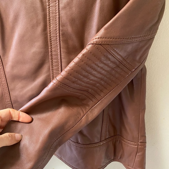 NWT Guess women leather Jacket, M - Picture 11 of 12